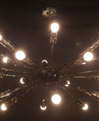 24 Arms Brass Sputnik Chandelier 37