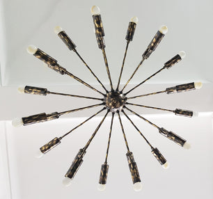 24 Arms Brass Sputnik Chandelier 37