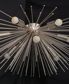 9 Lights Brass Urchin Chandelier 29