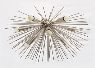 9 Lights Brass Urchin Chandelier 29