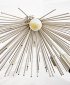 9 Lights Brass Urchin Chandelier 35