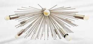 9 Lights Brass Urchin Chandelier 35