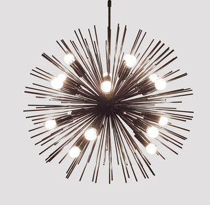 Brass Urchin Chandelier - 32136