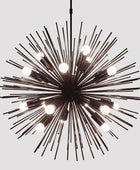 Brass Urchin Chandelier - 32136