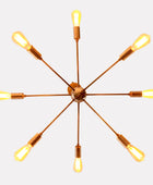 8 Arms Brass Sputnik Chandelier 34