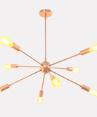 8 Arms Brass Sputnik Chandelier 34