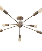 8 Arms Brass Sputnik Chandelier - 32142