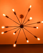 12 Arms Brass Sputnik Chandelier 37