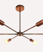 6 Arms Brass Sputnik Chandelier - 32144