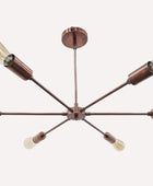 6 Arms Brass Sputnik Chandelier - 32144