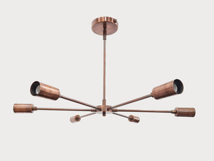 6 Arms Brass Sputnik Chandelier - 32144