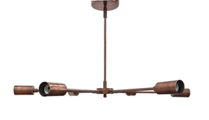 6 Arms Brass Sputnik Chandelier - 32144