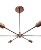 6 Arms Brass Sputnik Chandelier - 32144