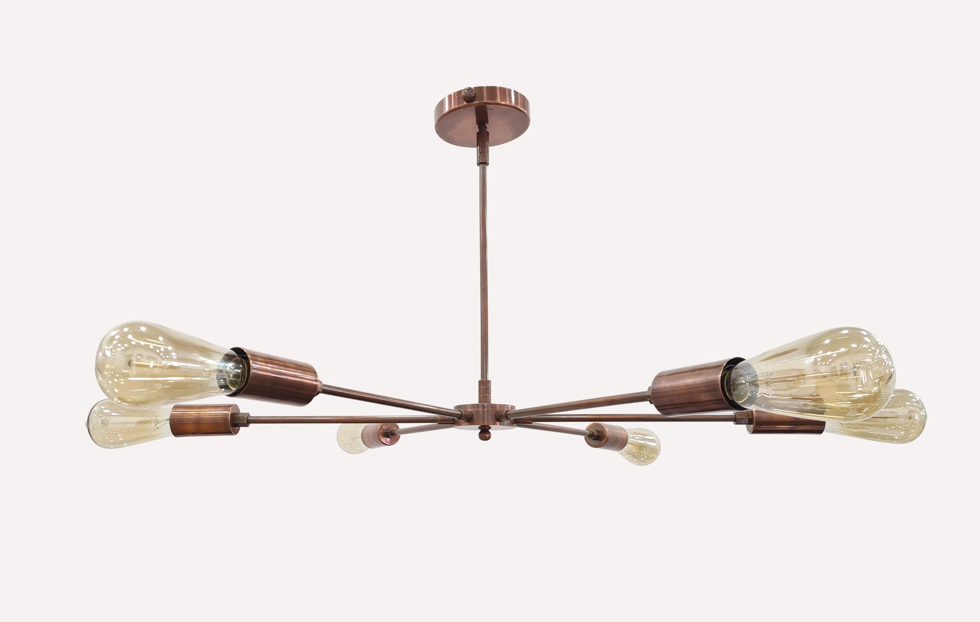 6 Arms Brass Sputnik Chandelier - 32144