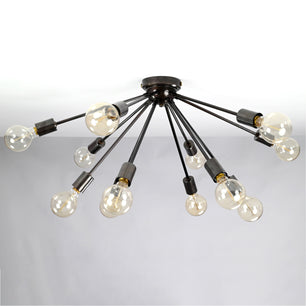 12 Arms Brass Sputnik Chandelier 31