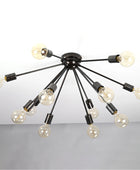 12 Arms Brass Sputnik Chandelier 31