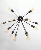 12 Arms Brass Sputnik Chandelier 31