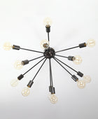 12 Arms Brass Sputnik Chandelier 31