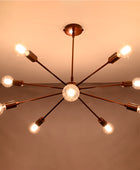 10 Arms Brass Sputnik Chandelier 33