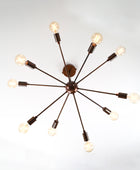 10 Arms Brass Sputnik Chandelier 33