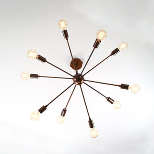 10 Arms Brass Sputnik Chandelier 33