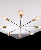 8 Arms Brass Sputnik Chandelier 30