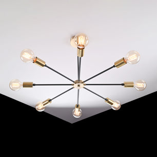 8 Arms Brass Sputnik Chandelier 30