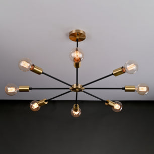 8 Arms Brass Sputnik Chandelier 30