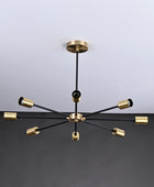 8 Arms Brass Sputnik Chandelier 30