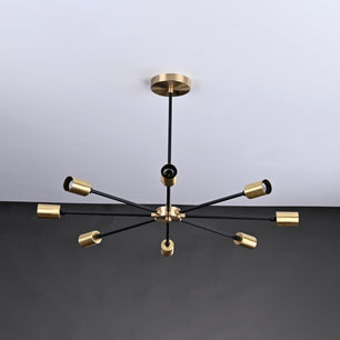 8 Arms Brass Sputnik Chandelier 30