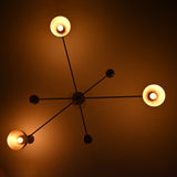 Handcrafted Diabolo Style Brass Chandelier – Modern Two-Way Light Fixture | Customizable |  - 32237