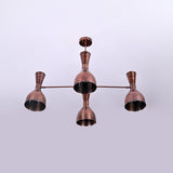 Diabolo Style Brass Mid-Century Modern Chandelier | Two-Way Ceiling Light | Customizable Pendant Lamp |  - 32240