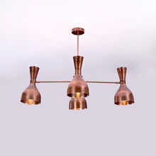 Diabolo Style Brass Mid-Century Modern Chandelier | Two-Way Ceiling Light | Customizable Pendant Lamp |  - 32240