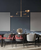 3 Arms Brass Pendant Chandelier 53