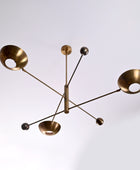 3 Arms Brass Pendant Chandelier 53