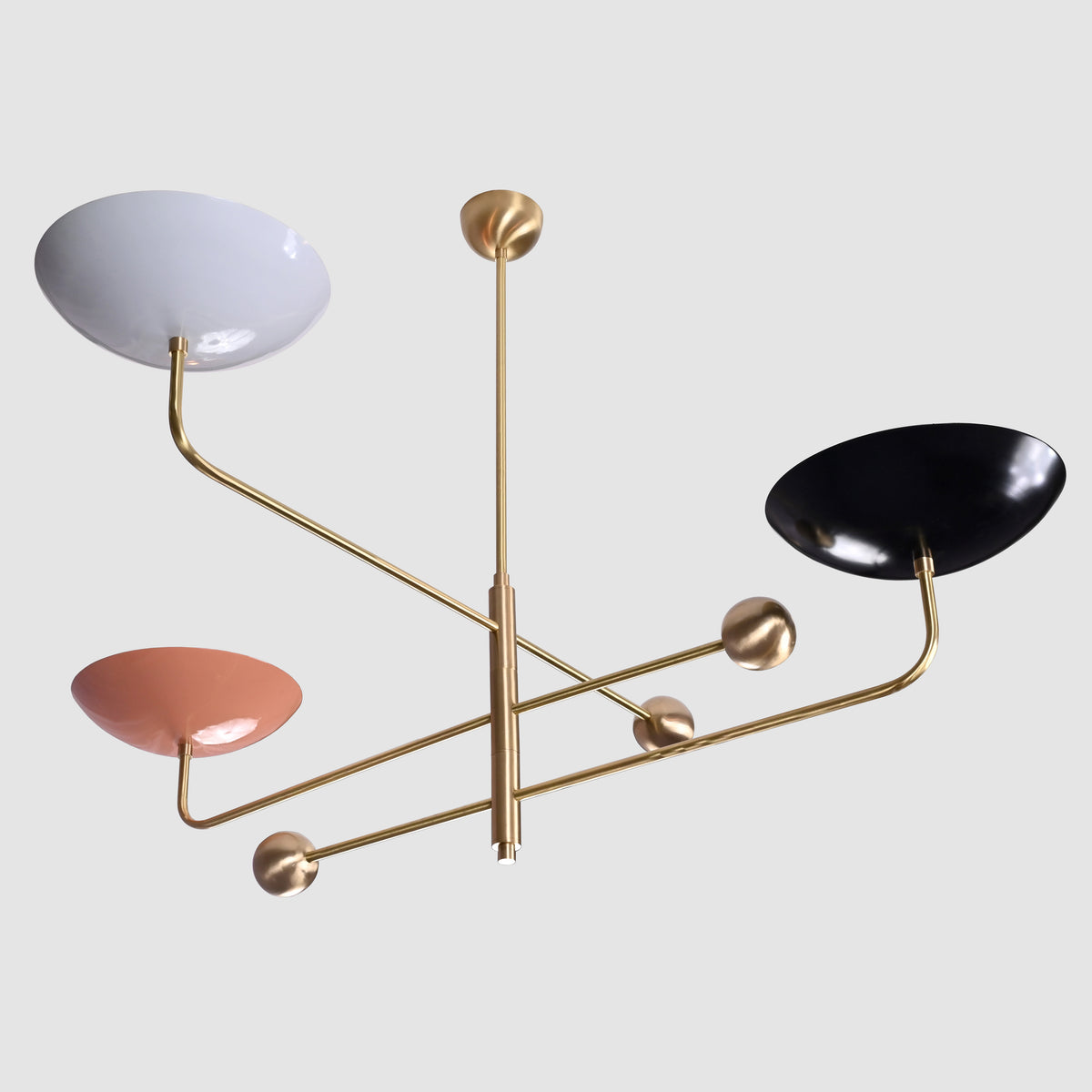 Modern Customizable Chandelier | Ceiling Light Fixture | Uplifting Illumination |  Components | Custom Finish Available - 32244