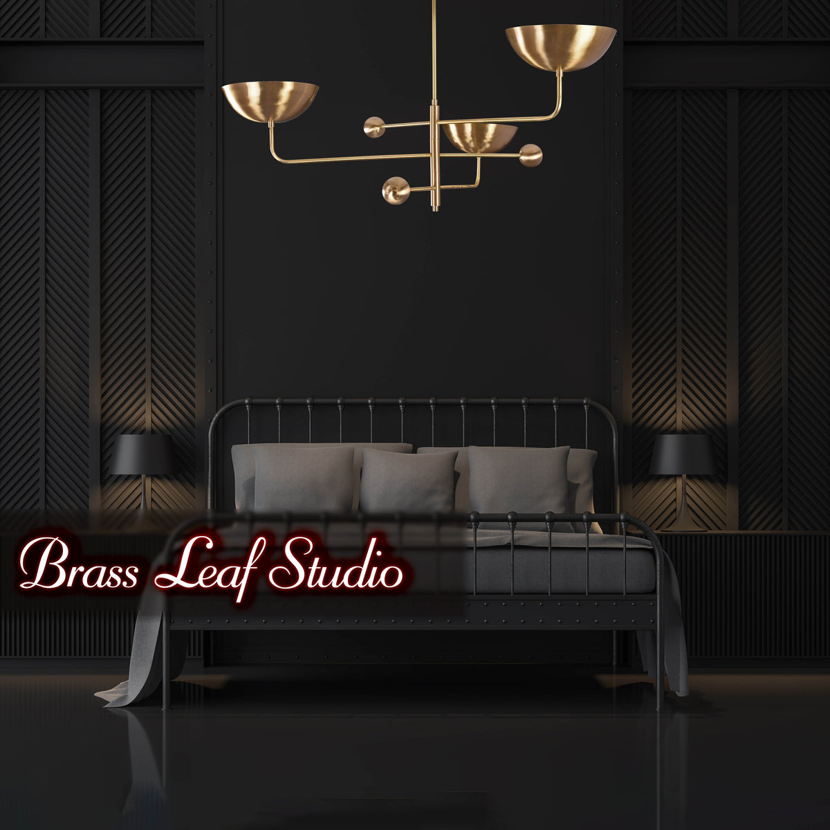 Modern Customizable Chandelier | Ceiling Light Fixture | Uplifting Illumination |  Components | Custom Finish Available - 32245