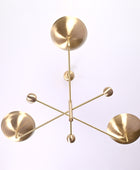 3 Arms Brass Pendant Chandelier 53