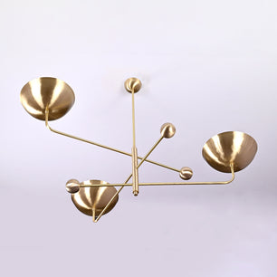 3 Arms Brass Pendant Chandelier 53