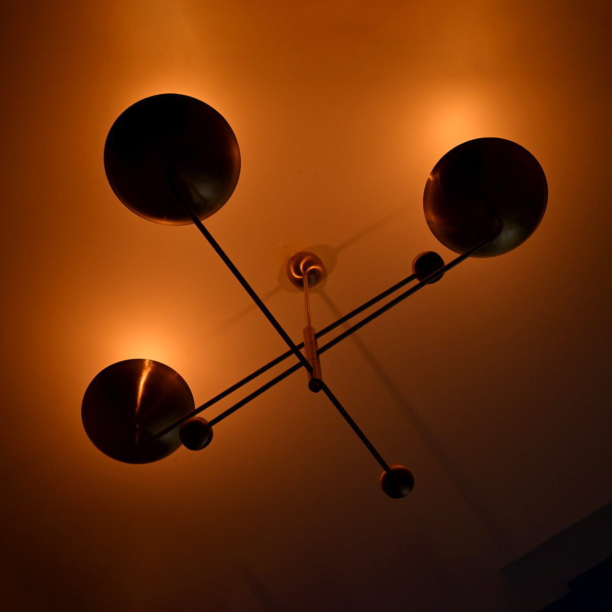Modern Customizable Chandelier | Ceiling Light Fixture | Uplifting Illumination |  Components | Custom Finish Available - 32245