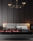 2 Arms Modern Brass Pendant Chandelier 53