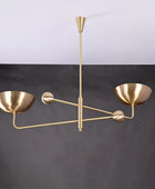 2 Arms Modern Brass Pendant Chandelier 53