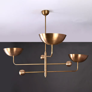 3 Arms Brass Pendant Chandelier 53