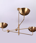 3 Arms Brass Pendant Chandelier 53