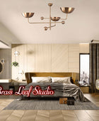 3 Arms Brass Pendant Chandelier 53