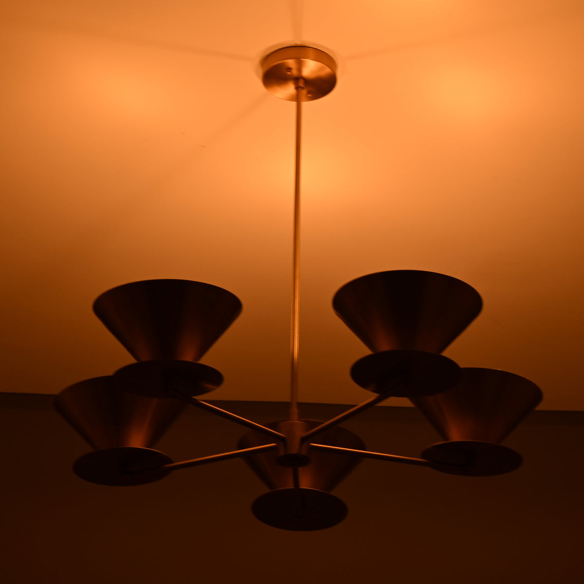 Lisbon Apex  -  Uplifting Chandelier - 5 Lights - 32256