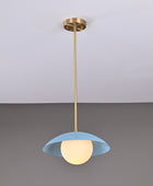 Brass Pendant Chandelier 12