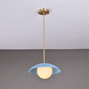 Handcrafted Modern Dome Pendant Light – Customizable Designer Ceiling Fixture - 32259