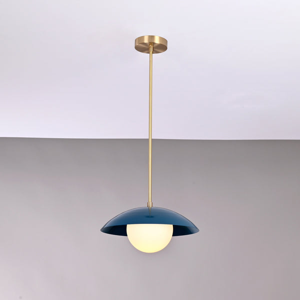 Brass Pendant Light 12" Wide - 32260