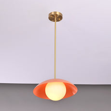 Handcrafted Modern Dome Pendant Light – Customizable Designer Ceiling Fixture - 32261